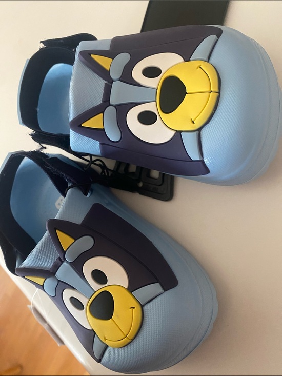 Disney Other - Disney Light Blue Wolf Character Slip-On Kids Shoes